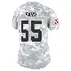 ＃55 Women's Spencer Fano Arctic Camo Limited Cleveland Browns 2024 Salute to Service Jersey