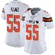 ＃55 Women's Spencer Fano White Limited Cleveland Browns Vapor Untouchable Jersey