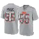 ＃55 Youth Ethan Pocic Gray Game Cleveland Browns Atmosphere Fashion Jersey