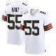 ＃55 Youth Spencer Fano White Game Cleveland Browns Jersey