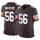 ＃56 Men's Luke Wypler Brown Limited Cleveland Browns Vapor F.U.S.E. Jersey