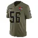 ＃56 Men's Luke Wypler Olive Limited Cleveland Browns 2025 Salute to Service Jersey