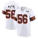＃56 Men's Luke Wypler White Game Cleveland Browns 1946 Collection Alternate Jersey