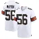 ＃56 Men's Luke Wypler White Game Cleveland Browns Jersey