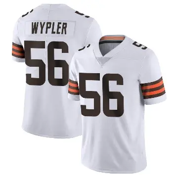 ＃56 Men's Luke Wypler White Limited Cleveland Browns Vapor Untouchable Jersey
