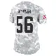 ＃56 Women's Luke Wypler Arctic Camo Limited Cleveland Browns 2024 Salute to Service Jersey