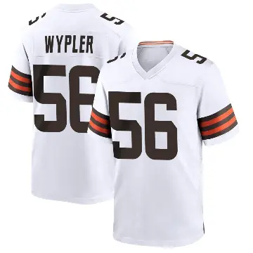 ＃56 Youth Luke Wypler White Game Cleveland Browns Jersey