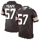 ＃57 Men's Isaiah McGuire Brown Legend Cleveland Browns Jersey