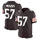＃57 Men's Isaiah McGuire Brown Limited Cleveland Browns Team Color Vapor Untouchable Jersey