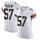 ＃57 Men's Isaiah McGuire White Elite Cleveland Browns Vapor Jersey