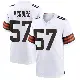 ＃57 Men's Isaiah McGuire White Game Cleveland Browns Jersey