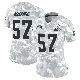 ＃57 Women's Isaiah McGuire Arctic Camo Limited Cleveland Browns 2024 Salute to Service Jersey