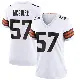 ＃57 Women's Isaiah McGuire White Game Cleveland Browns Jersey