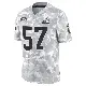 ＃57 Youth Isaiah McGuire Arctic Camo Limited Cleveland Browns 2024 Salute to Service Jersey