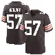 ＃57 Youth Isaiah McGuire Brown Game Cleveland Browns Team Color Jersey