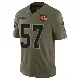 ＃57 Youth Isaiah McGuire Olive Limited Cleveland Browns 2025 Salute to Service Jersey