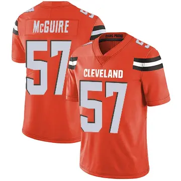 ＃57 Youth Isaiah McGuire Orange Limited Cleveland Browns Alternate Vapor Untouchable Jersey