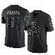 ＃58 Men's Austin Barber Black Limited Cleveland Browns Reflective Jersey