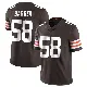 ＃58 Men's Austin Barber Brown Limited Cleveland Browns Team Color Vapor Untouchable Jersey
