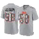 ＃58 Men's Austin Barber Gray Game Cleveland Browns Atmosphere Fashion Jersey