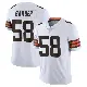 ＃58 Men's Austin Barber White Limited Cleveland Browns Vapor Untouchable Jersey