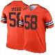 ＃58 Men's Jordan Hicks Orange Legend Cleveland Browns Inverted Jersey