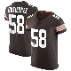＃58 Men's Sebastian Gutierrez Brown Elite Cleveland Browns Vapor Jersey