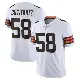 ＃58 Men's Sebastian Gutierrez White Limited Cleveland Browns Vapor Untouchable Jersey