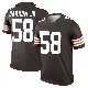 ＃58 Men's Simeon Barrow Jr. Brown Legend Cleveland Browns Jersey