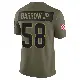 ＃58 Men's Simeon Barrow Jr. Olive Limited Cleveland Browns 2025 Salute to Service Jersey