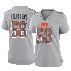 ＃58 Women's Austin Barber Gray Game Cleveland Browns Atmosphere Fashion Jersey