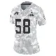 ＃58 Women's Jordan Hicks Arctic Camo Limited Cleveland Browns 2024 Salute to Service Jersey