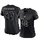 ＃58 Women's Sebastian Gutierrez Black Limited Cleveland Browns Reflective Jersey