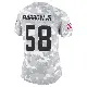 ＃58 Women's Simeon Barrow Jr. Arctic Camo Limited Cleveland Browns 2024 Salute to Service Jersey