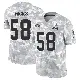 ＃58 Youth Jordan Hicks Arctic Camo Limited Cleveland Browns 2024 Salute to Service Jersey