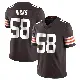 ＃58 Youth Jordan Hicks Brown Limited Cleveland Browns Team Color Vapor Untouchable Jersey