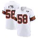 ＃58 Youth Jordan Hicks White Game Cleveland Browns 1946 Collection Alternate Jersey