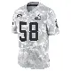 ＃58 Youth Sebastian Gutierrez Arctic Camo Limited Cleveland Browns 2024 Salute to Service Jersey