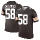 ＃58 Youth Sebastian Gutierrez Brown Legend Cleveland Browns Jersey