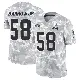 ＃58 Youth Simeon Barrow Jr. Arctic Camo Limited Cleveland Browns 2024 Salute to Service Jersey
