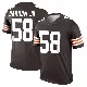 ＃58 Youth Simeon Barrow Jr. Brown Legend Cleveland Browns Jersey