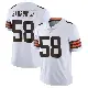 ＃58 Youth Simeon Barrow Jr. White Limited Cleveland Browns Vapor Untouchable Jersey
