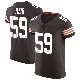 ＃59 Men's Winston Reid Brown Elite Cleveland Browns Vapor Jersey