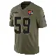 ＃59 Men's Winston Reid Olive Limited Cleveland Browns 2025 Salute to Service Jersey