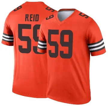 ＃59 Men's Winston Reid Orange Legend Cleveland Browns Inverted Jersey