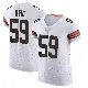 ＃59 Men's Winston Reid White Elite Cleveland Browns Vapor Jersey