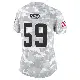 ＃59 Women's Winston Reid Arctic Camo Limited Cleveland Browns 2024 Salute to Service Jersey