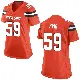 ＃59 Women's Winston Reid Orange Game Cleveland Browns Alternate Jersey