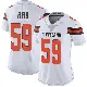 ＃59 Women's Winston Reid White Limited Cleveland Browns Vapor Untouchable Jersey