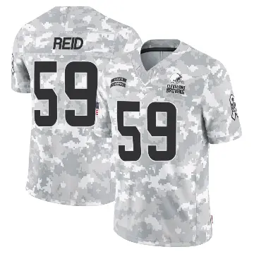 ＃59 Youth Winston Reid Arctic Camo Limited Cleveland Browns 2024 Salute to Service Jersey